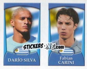 Sticker Silva / Carini  - England 2002 n. 129 - Merlin