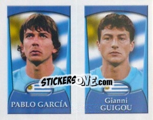 Sticker Garcia / Guigou  - England 2002 - Merlin