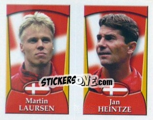 Sticker Laursen / Heintze  - England 2002 n. 136 - Merlin