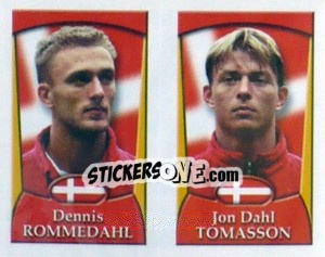 Sticker Rommedahl / Dahl Tomasson  - England 2002 - Merlin