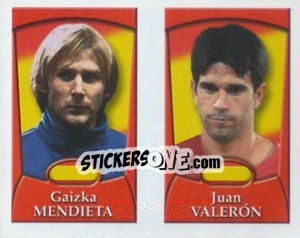 Sticker Mendieta / Valeron  - England 2002 - Merlin