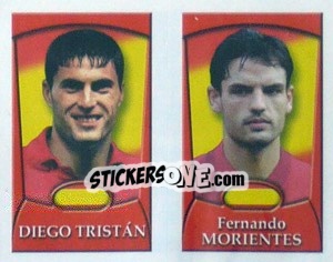 Sticker Tristan / Morientes  - England 2002 n. 143 - Merlin