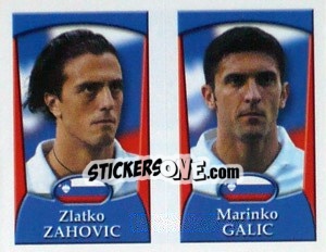 Figurina Zahovic / Galic  - England 2002 n. 145 - Merlin