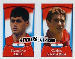 Sticker Arce / Gamarra  - England 2002 - Merlin