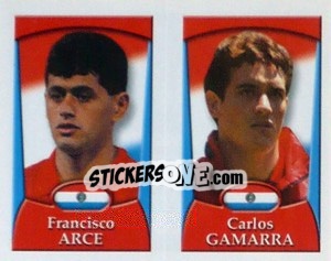 Sticker Arce / Gamarra  - England 2002 n. 150 - Merlin