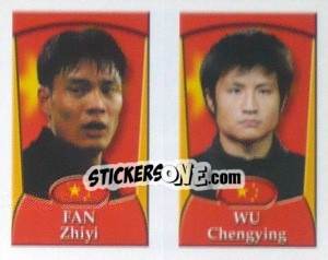 Sticker Fan Zhiyi / Wu Chengying  - England 2002 n. 170 - Merlin