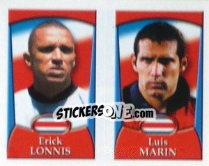 Sticker Lonnis / Marin  - England 2002 - Merlin