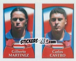 Sticker Martinez / Castro  - England 2002 n. 176 - Merlin