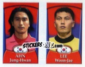 Sticker Ahn Jung-Hwan / Lee Woon-Jae  - England 2002 n. 179 - Merlin