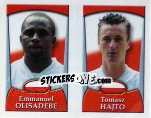 Sticker Olisadebe / Hajto  - England 2002 n. 185 - Merlin