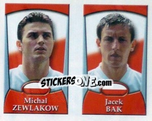 Sticker Zewlakow / Jacek Bak  - England 2002 n. 186 - Merlin