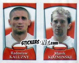 Sticker Kaluzny / Kozminski  - England 2002 - Merlin
