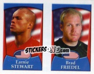 Sticker Stewart / Friedel  - England 2002 - Merlin