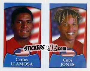 Sticker Llamosa / Jones  - England 2002 - Merlin