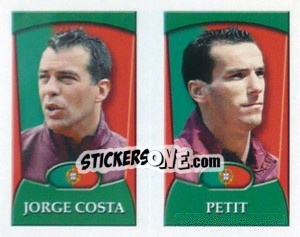 Sticker Jorge Costa / Petit  - England 2002 n. 196 - Merlin