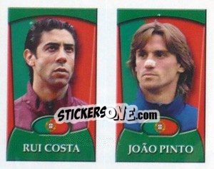 Sticker Rui Costa / Pinto  - England 2002 n. 197 - Merlin