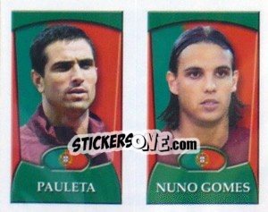 Cromo Pauleta / Nuno Gomes  - England 2002 - Merlin