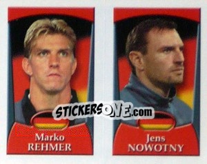 Sticker Rehmer / Nowotny  - England 2002 - Merlin