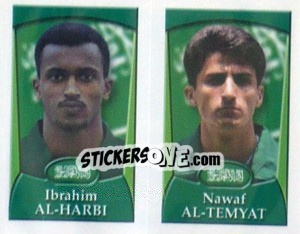 Sticker Al-Harbi / Al-Temyat  - England 2002 n. 208 - Merlin