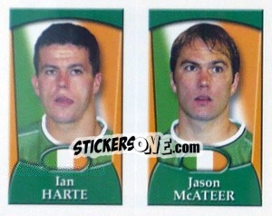 Sticker Harte / McAteer  - England 2002 - Merlin