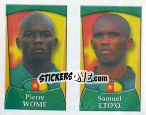 Sticker Wome / Eto'o  - England 2002 - Merlin