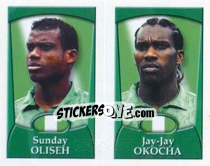 Sticker Oliseh / Okocha  - England 2002 n. 227 - Merlin