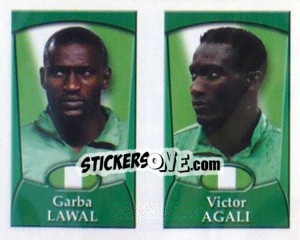 Sticker Lawal / Agali  - England 2002 - Merlin