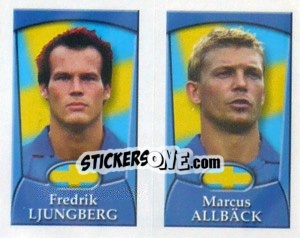 Sticker Fredrik Ljungberg /  Marcus Allbäck - England 2002 n. 238 - Merlin
