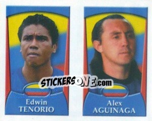 Cromo Edwin Tenorio /  Alex Aguinaga