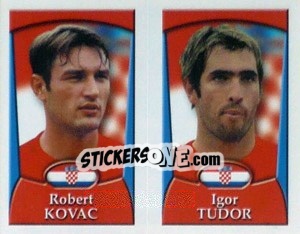 Sticker Robert Kovac /  Igor Tudor - England 2002 n. 250 - Merlin