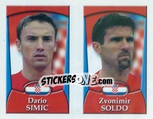 Sticker Dario Simic /  Zvonimir Soldo - England 2002 - Merlin