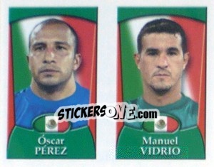 Sticker Oscar Perez /  Manuel Vidrio - England 2002 - Merlin