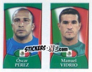 Sticker Oscar Perez /  Manuel Vidrio - England 2002 n. 254 - Merlin