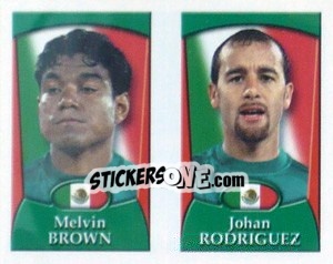 Figurina Melvin Brown /  Johan Rodriguez - England 2002 - Merlin