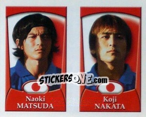 Sticker Naoki Matsuda /  Koji Nakata - England 2002 - Merlin