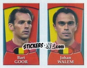 Sticker Bart Goor /  Johan Walem - England 2002 n. 267 - Merlin