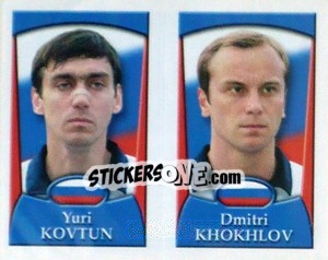 Sticker Yuri Kovtun /  Dmitri Khokhlov - England 2002 - Merlin