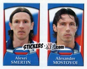 Sticker Aleksei Smertin /  Aleksandr  Mostovoi - England 2002 n. 272 - Merlin