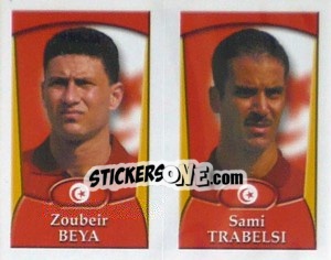 Sticker Zoubeir Beya /  Sami Trabelsi - England 2002 n. 275 - Merlin