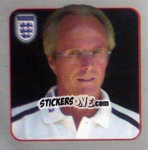 Cromo Sven-Göran Eriksson - England 2002 - Merlin