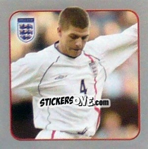 Sticker Steven Gerrard - England 2002 n. E20 - Merlin