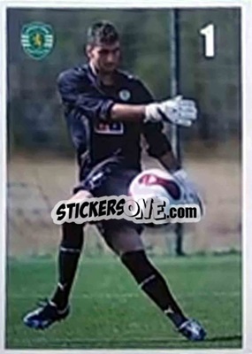 Sticker Rui Patricio - Álbumm Do Plantel Sporting 2007-2008 n. 4 - Record