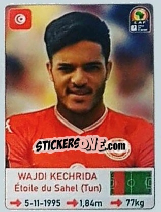 Sticker Wajdi Kechrida - GLORIA EDITIONS Africa 2019 n. 344 - Gloria editions