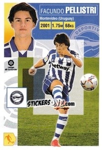 Sticker Facundo Pellistri - Liga Spagnola 2020-2021 n. TC1 - Colecciones ESTE