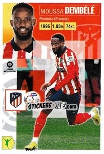 Sticker Moussa Dembélé - Liga Spagnola 2020-2021 n. TC4 - Colecciones ESTE