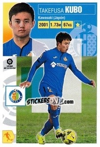 Sticker Takefusa Kubo - Liga Spagnola 2020-2021 n. TC18 - Colecciones ESTE