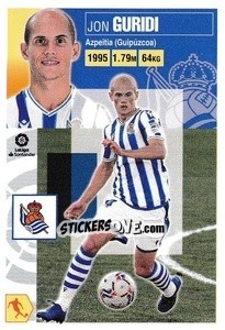 Sticker Jon Guridi - Liga Spagnola 2020-2021 n. TC26 - Colecciones ESTE