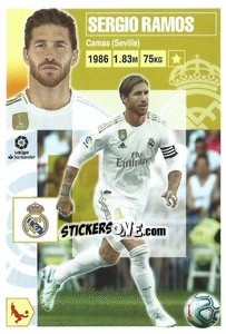 Sticker Sergio Ramos (7) - Liga Spagnola 2020-2021 n. 378 - Colecciones ESTE
