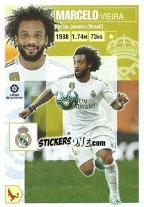 Sticker Marcelo (9) - Liga Spagnola 2020-2021 n. 380 - Colecciones ESTE
