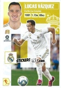 Sticker Lucas Vázquez (15A) - Liga Spagnola 2020-2021 n. 387 - Colecciones ESTE
